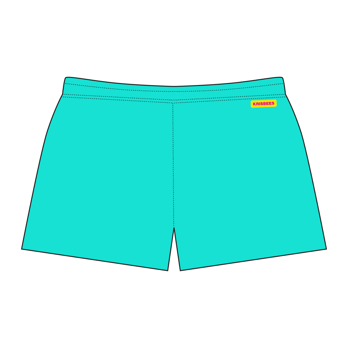 Goldilocks Bear Shorts - Lagoon Pop