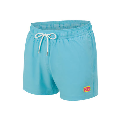 Goldilocks Bear Shorts - Lagoon Pop