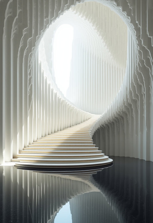 Infinite Stairs Art Print