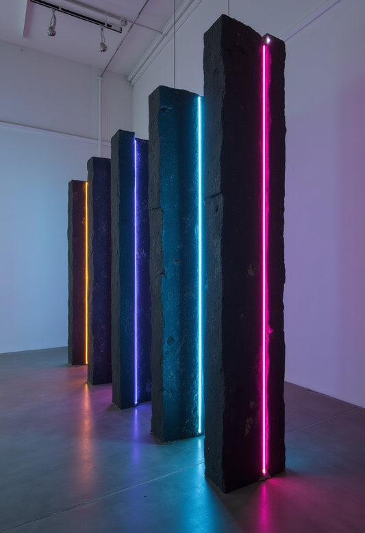 The Neon Monoliths Art Print