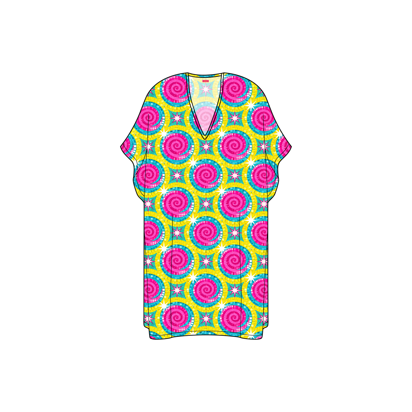 Disco Mozaic Kaftan Chiffon
