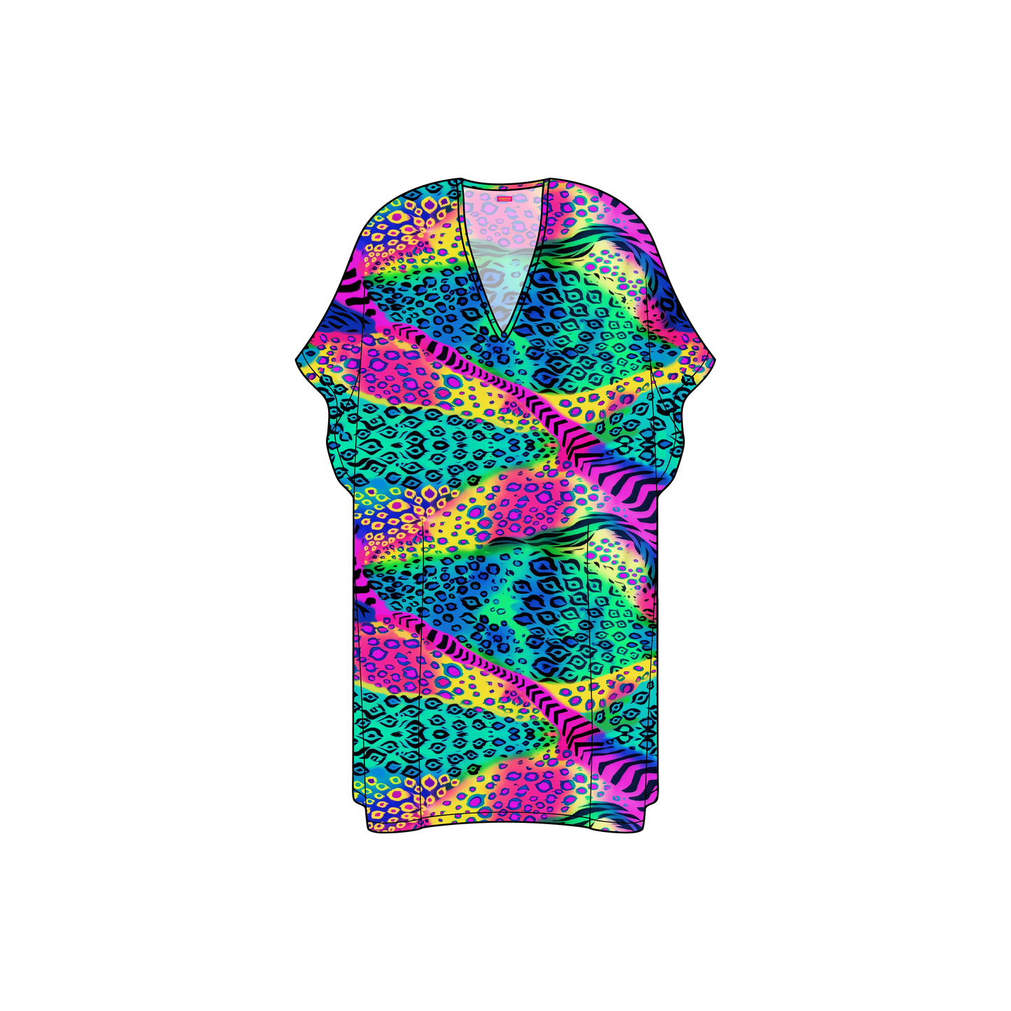Disco Drop Kaftan Chiffon