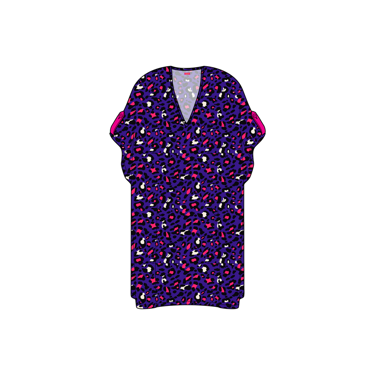 Leopard Soda Kaftan Rayon