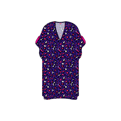 Leopard Soda Kaftan Rayon