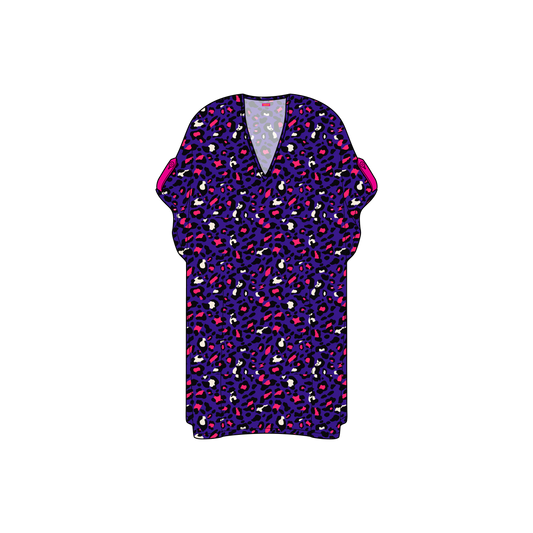 Leopard Soda Kaftan Rayon