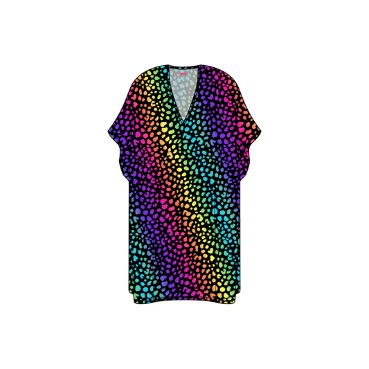 Cosmic Bloom Kaftan Chiffon - Pre Order