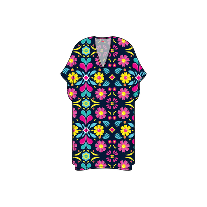 Midnight Bloom Kaftan Chiffon - Pre Order