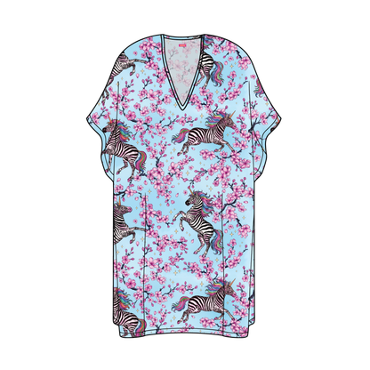 Zakura Zebracorn Kaftan Chiffon - Pre Order