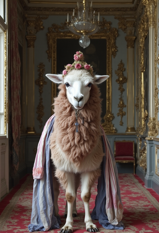 The Woolen Queen Art Print
