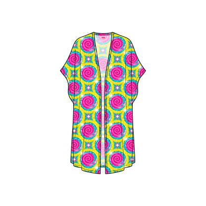 Disco Mozaic Kimono Chiffon