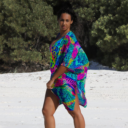Disco Drop Kimono Chiffon