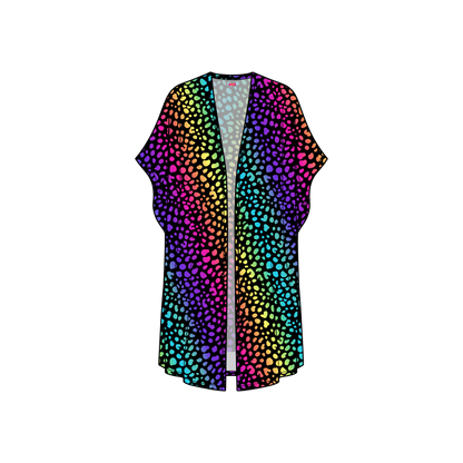 Cosmic Bloom Kimono Chiffon - Pre Order