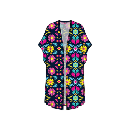 Midnight Bloom Kimono Chiffon - Pre Order