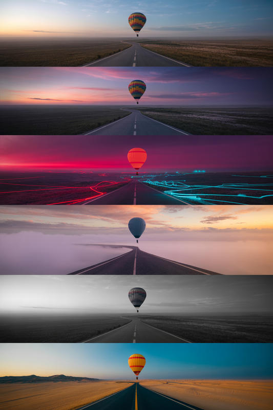 Seasonal Hot Air Balloons Art Print