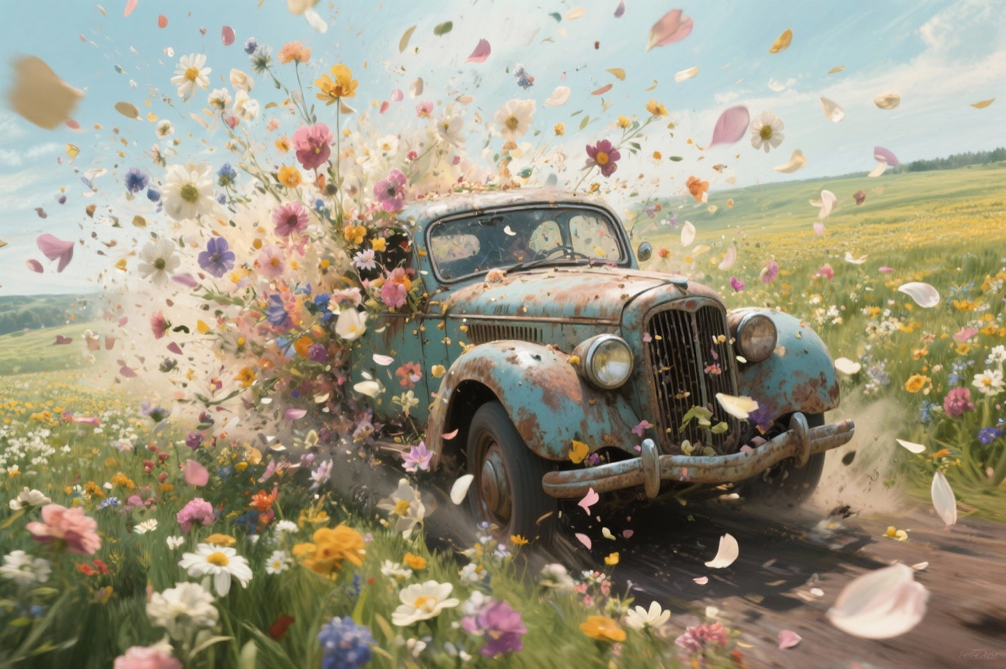 Smash the Roses Art Print