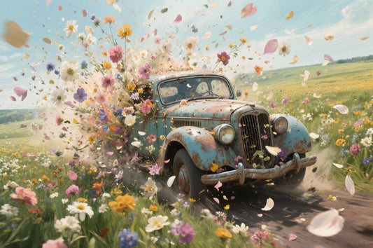 Smash the Roses Art Print