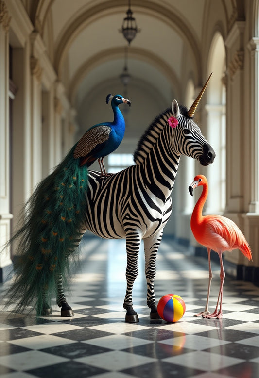 Holding court Art Print