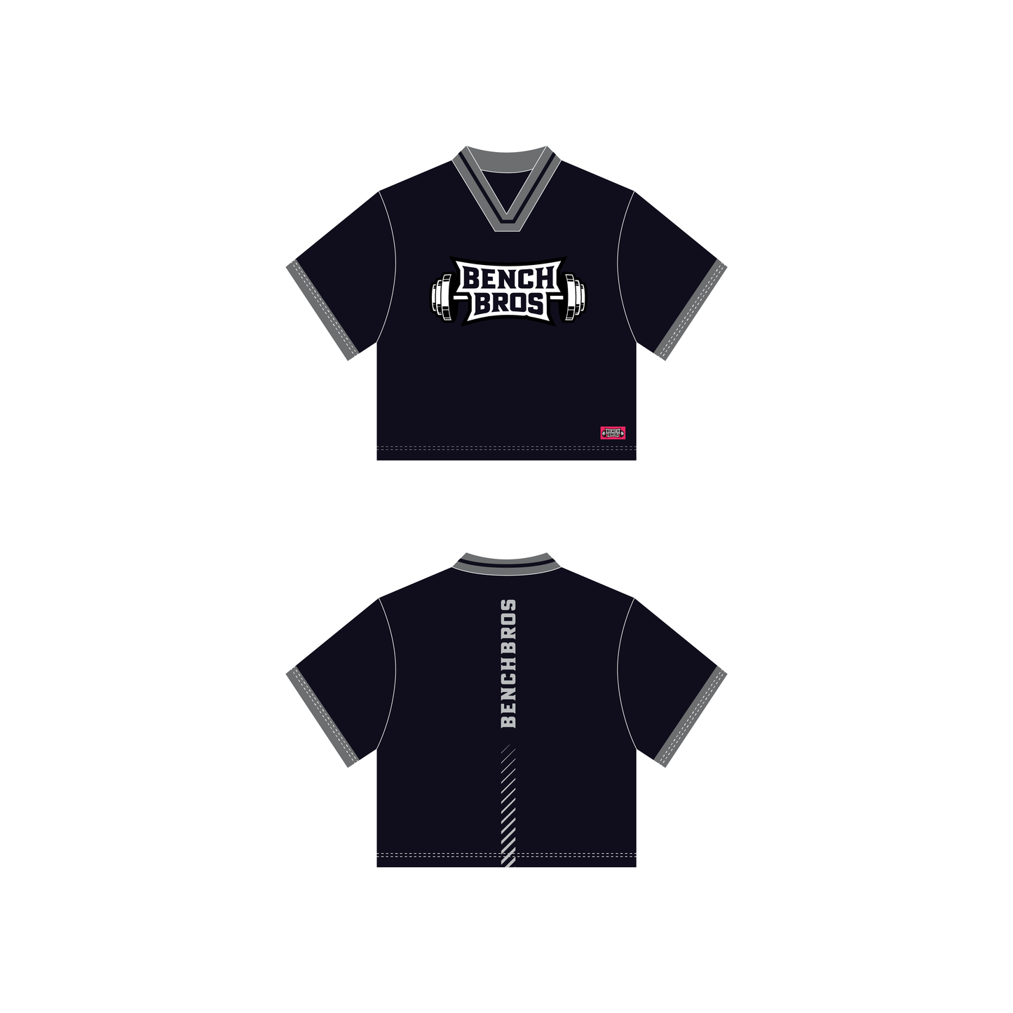 Bench Bros Box Crop Jersey - Bench Bros Vol I