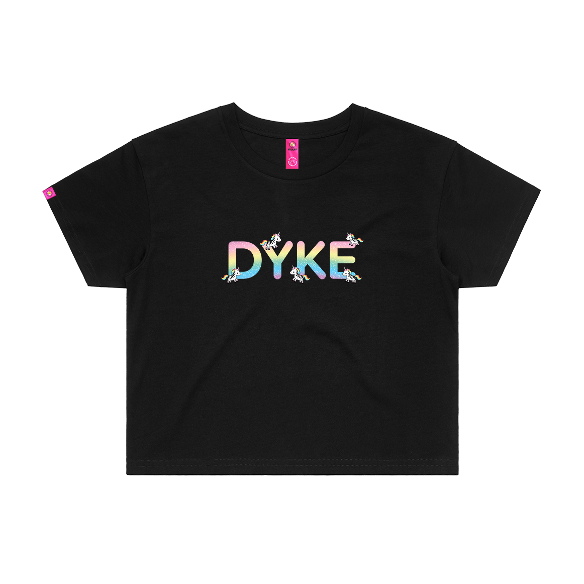 Zebracorn Dyke Crop Top