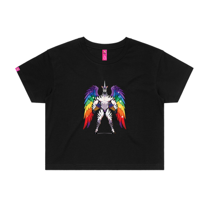 Pride Zebracorn Crop Top