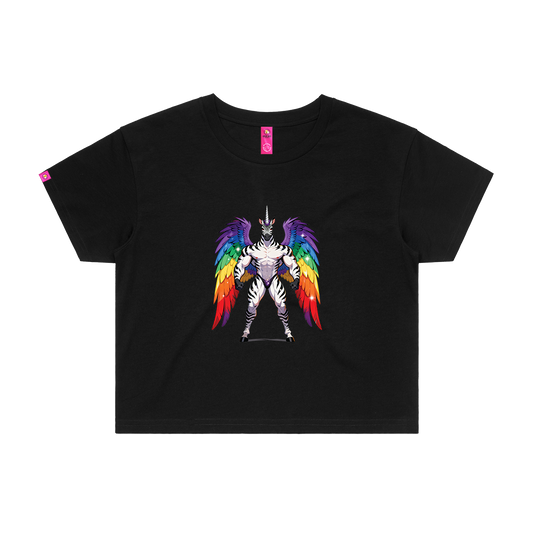 Pride Zebracorn Crop Top