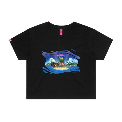 Muppets Gaydream Island Crop Top