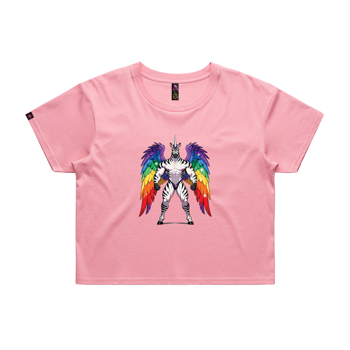 Pride Zebracorn Crop Top