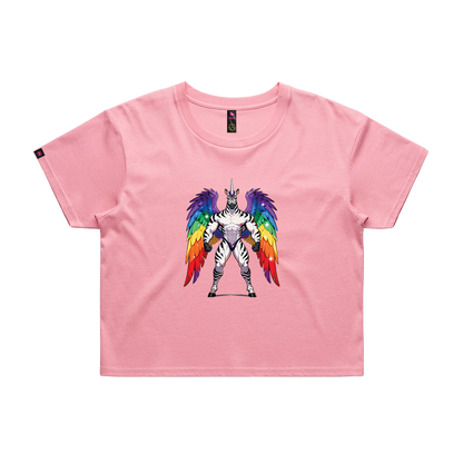 Pride Zebracorn Crop Top