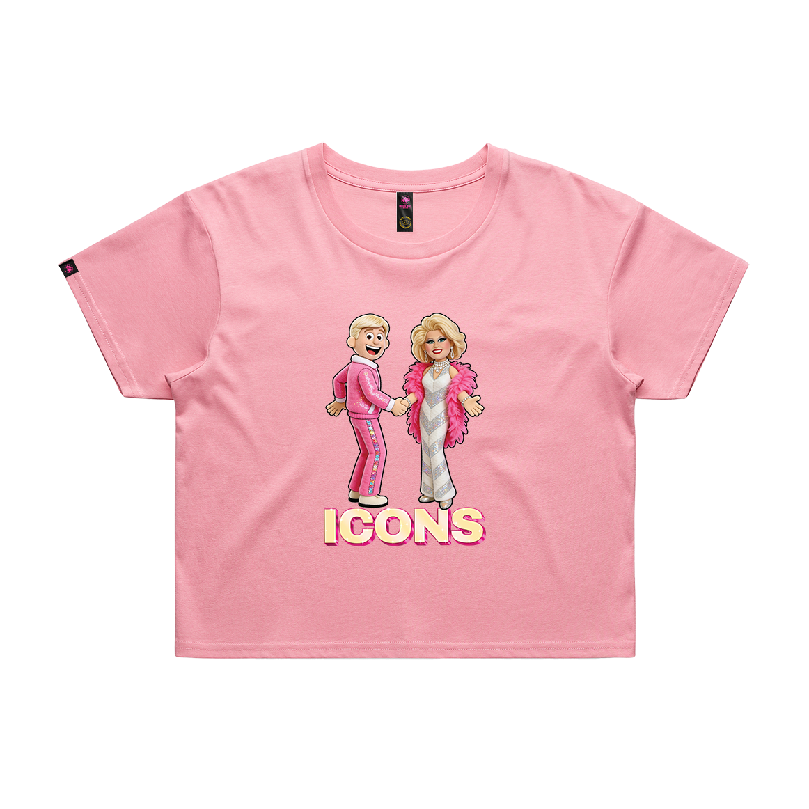ICONS Carlotta and Bob Downe Crop Top