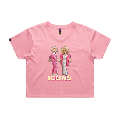 ICONS Carlotta and Bob Downe Crop Top