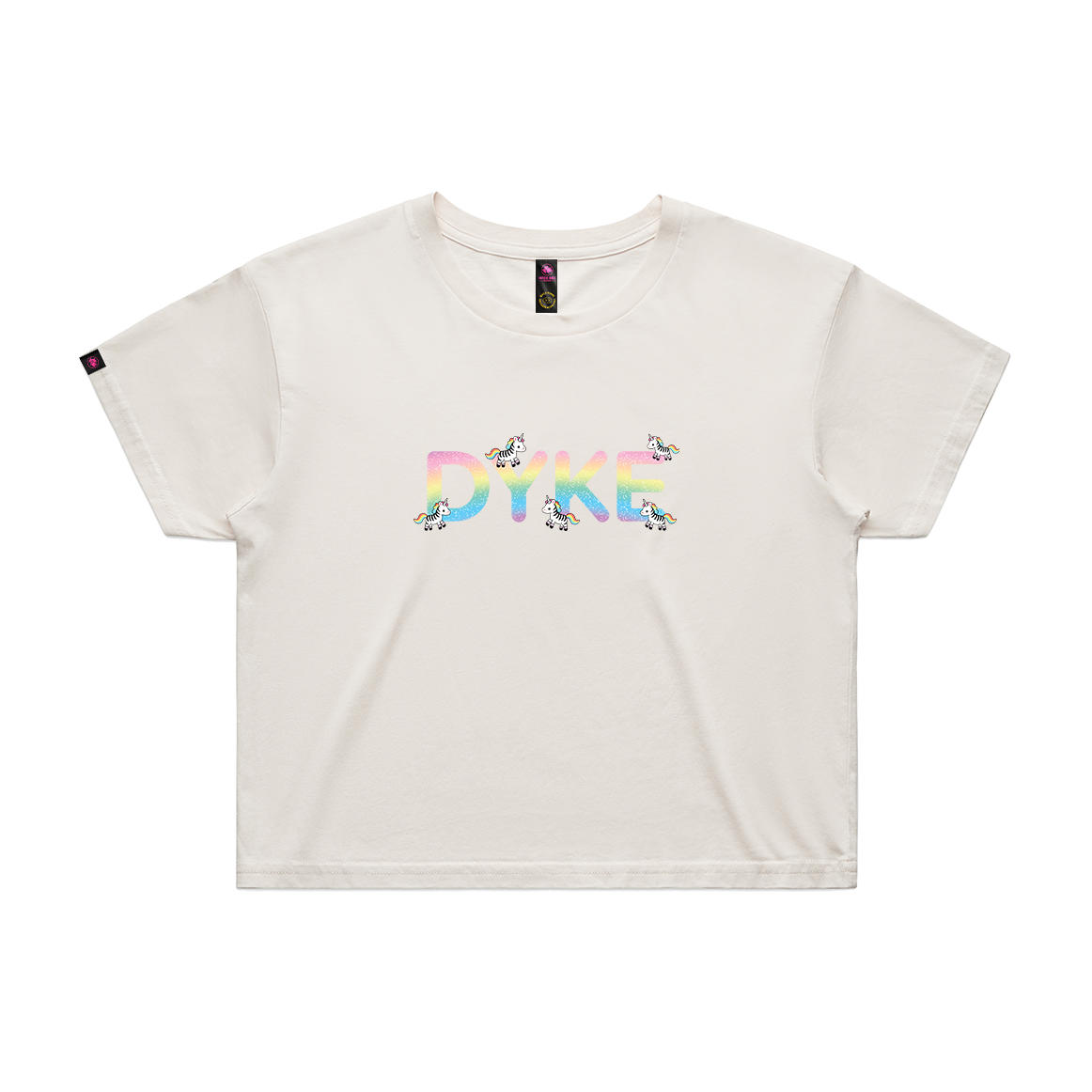 Zebracorn Dyke Crop Top