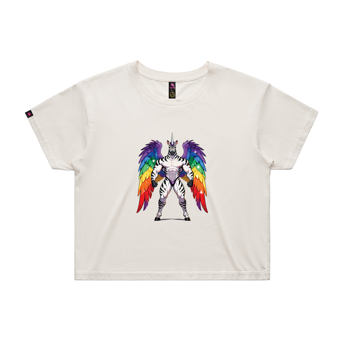 Pride Zebracorn Crop Top