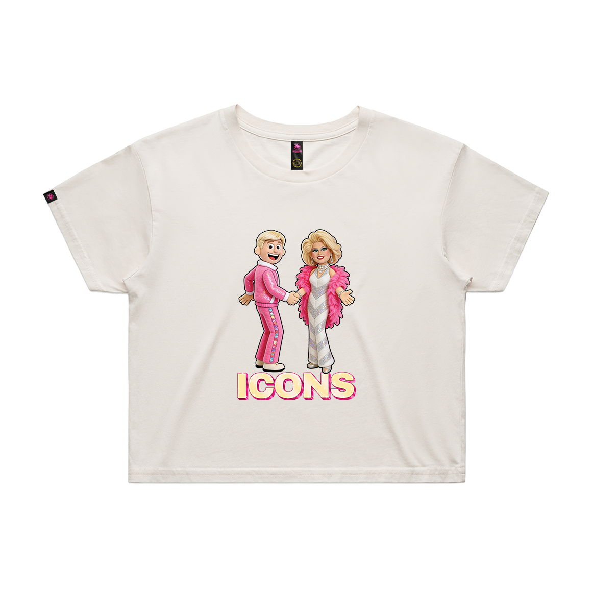 ICONS Carlotta and Bob Downe Crop Top