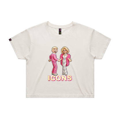 ICONS Carlotta and Bob Downe Crop Top