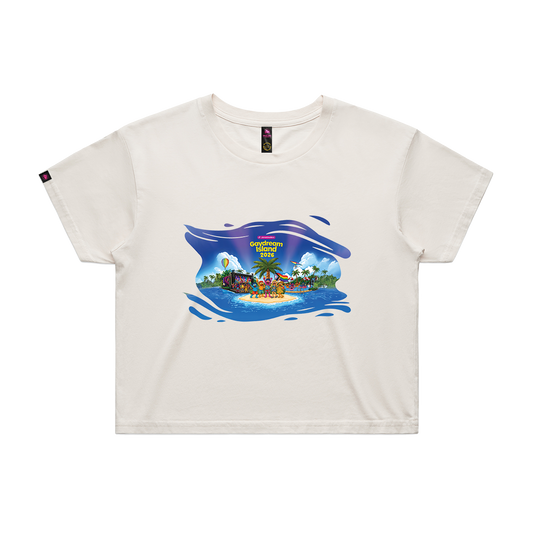 Muppets Gaydream Island Crop Top