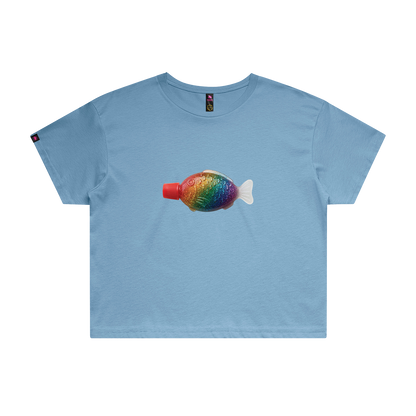 Pride Little Fishy Crop Top