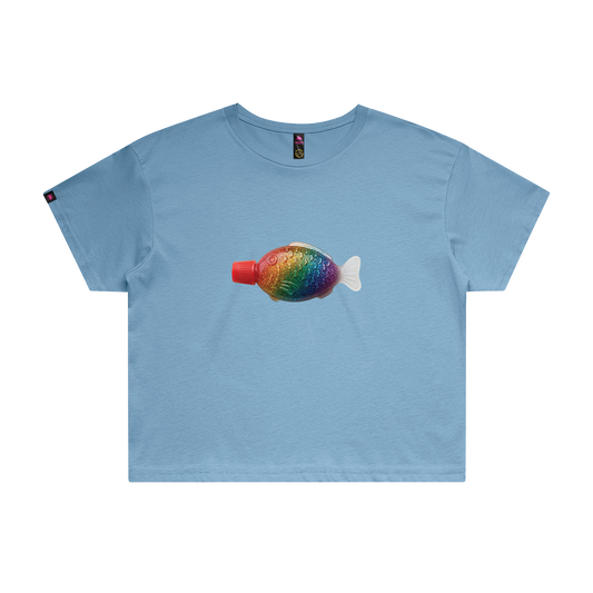 Pride Little Fishy Crop Top