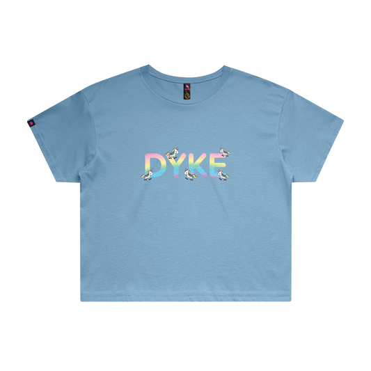 Zebracorn Dyke Crop Top