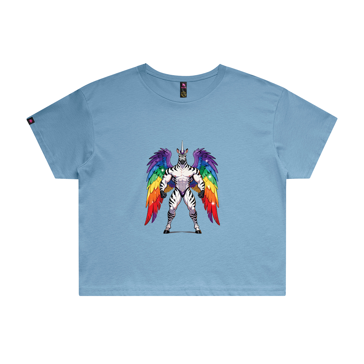 Pride Zebracorn Crop Top