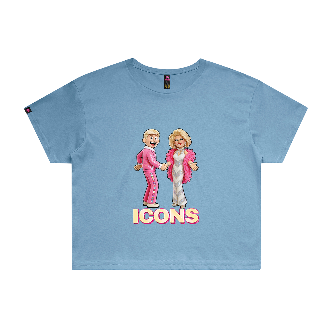 ICONS Carlotta and Bob Downe Crop Top