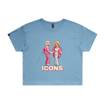 ICONS Carlotta and Bob Downe Crop Top