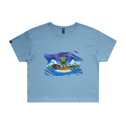 Muppets Gaydream Island Crop Top