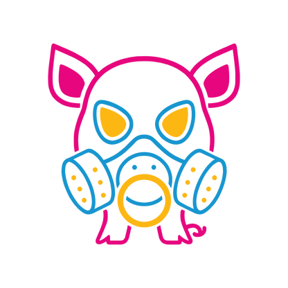 Gas Mask Pig Singlet