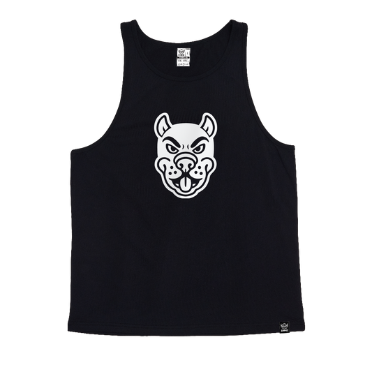 Best Pup Blk + Wht Singlet