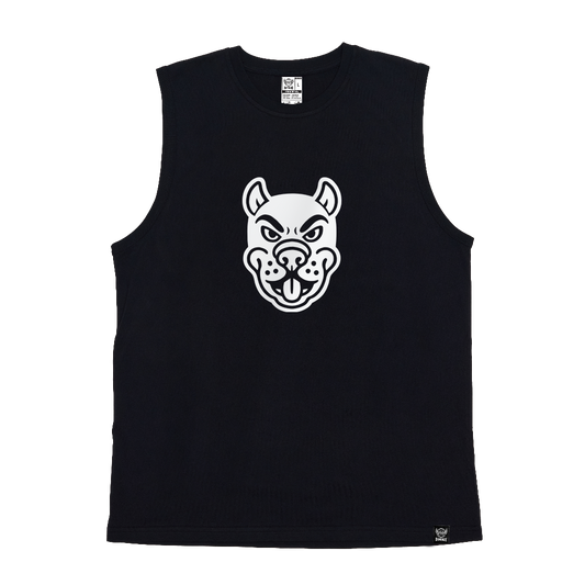 Best Pup Blk + Wht Tank