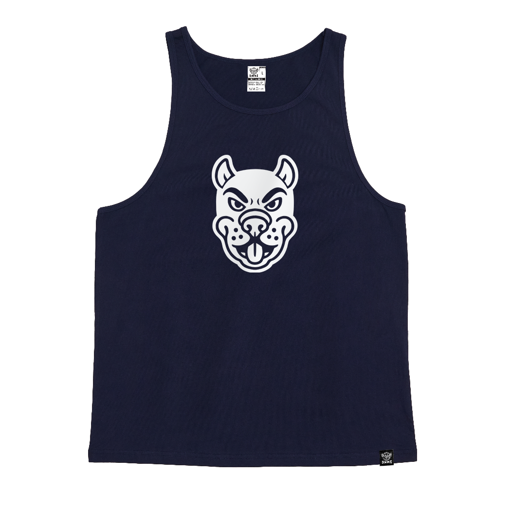 Best Pup Blk + Wht Singlet