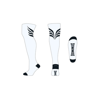 Thigh Slut Dominus Socks - Wings  - Pre Order Ship Mid Nov