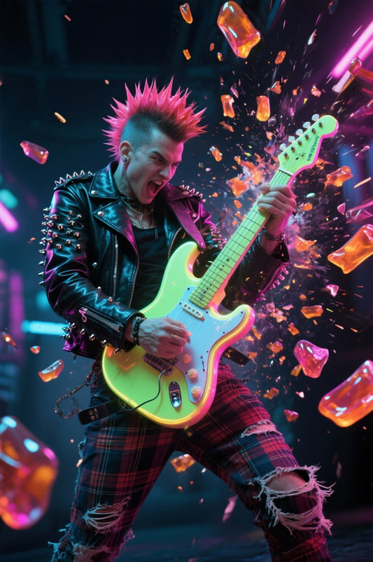 Punk Rock Art Print