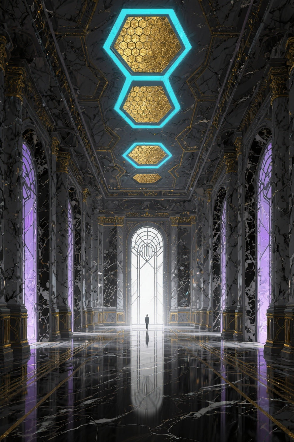 The Onyx Halls Art Print