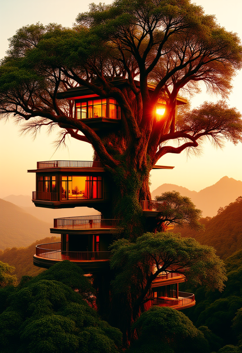 Treehouse Art Print